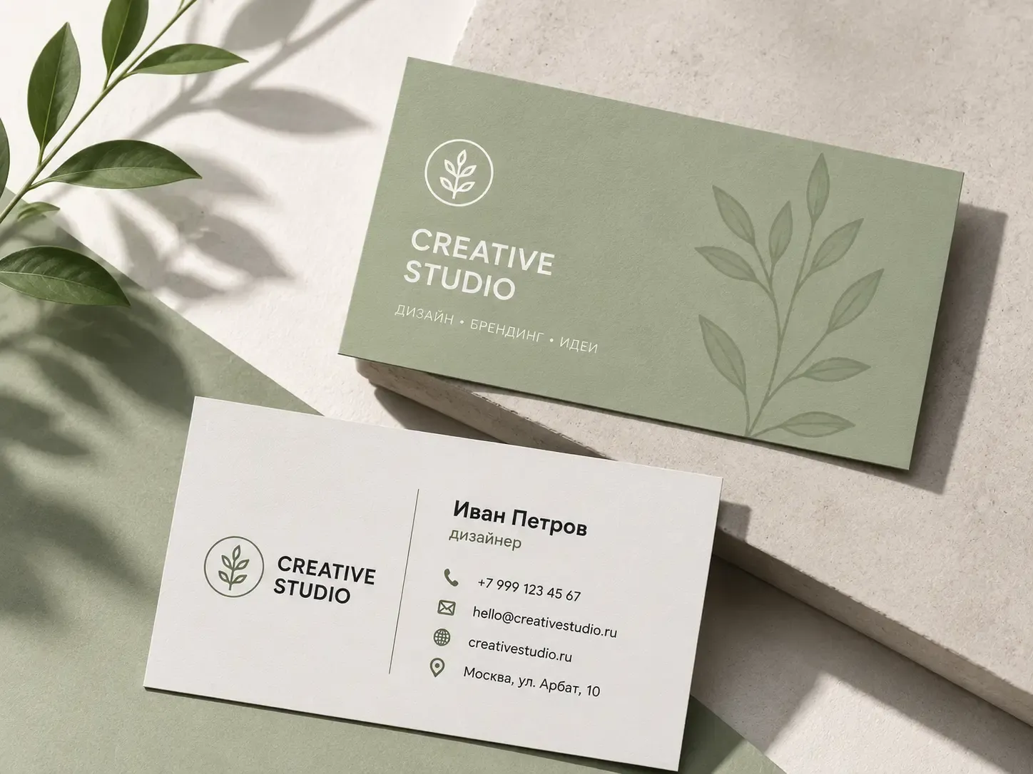 Визитки Creative Studio